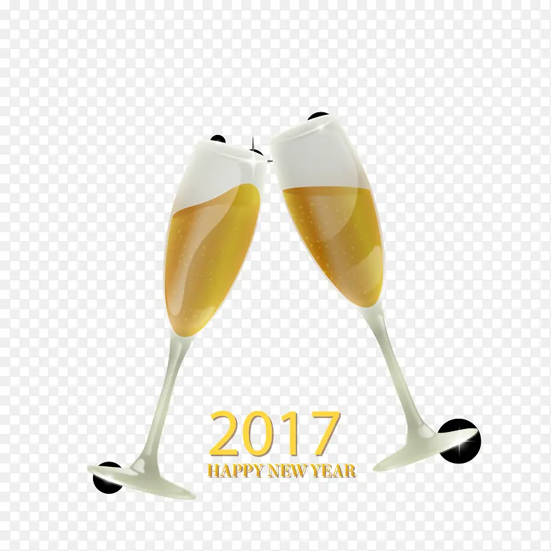 矢量香槟杯
