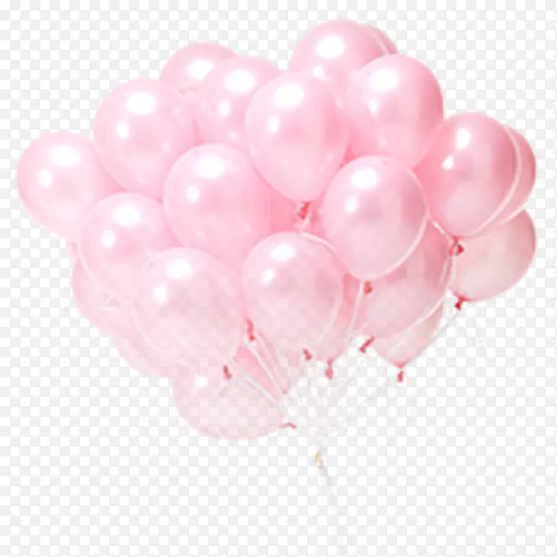 粉色  气球