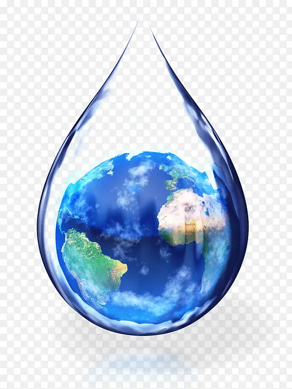 水滴地球素材