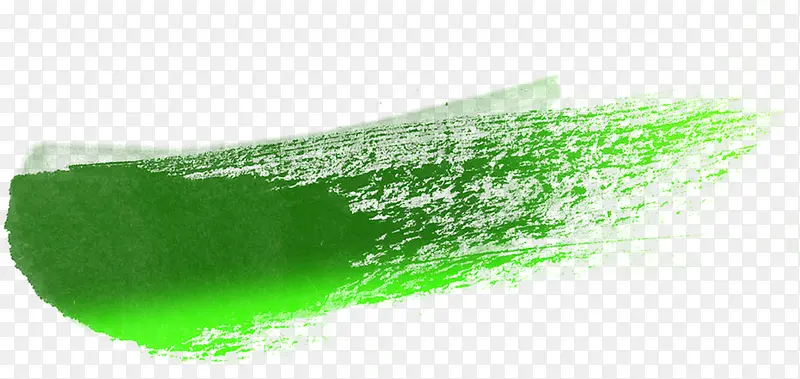 绿色艺术笔触痕迹