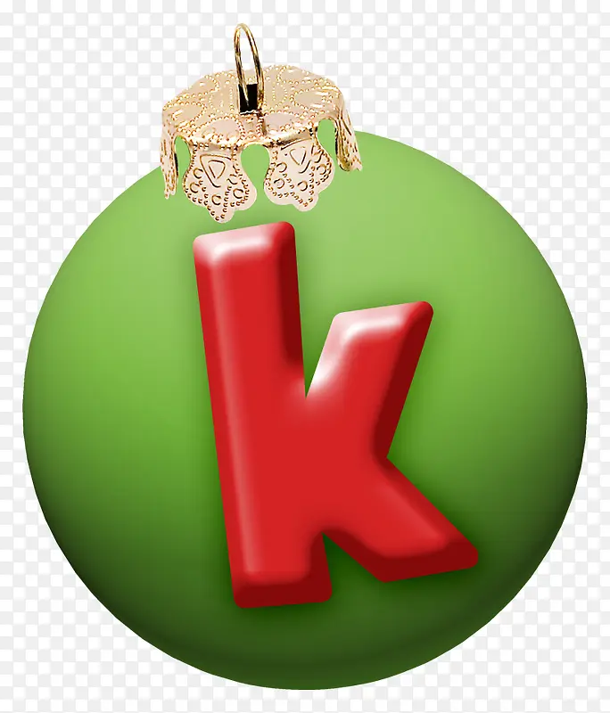 圣诞字母k