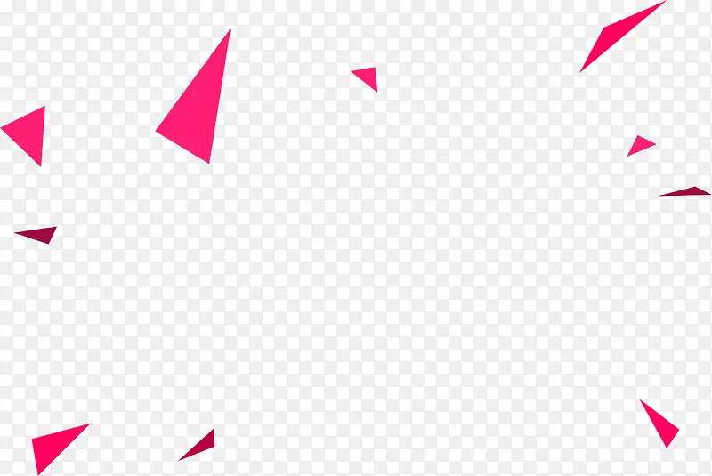 粉色抽象创意三角漂浮