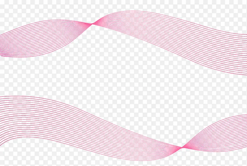 粉色炫光漂浮s曲线