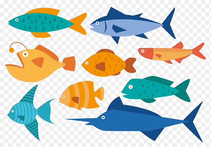 海洋生物鱼类设计