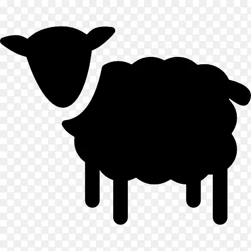 羊的轮廓图标