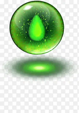 绿色水晶装饰图片