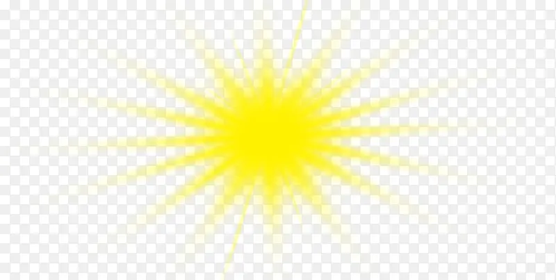 黄色手绘小太阳海报