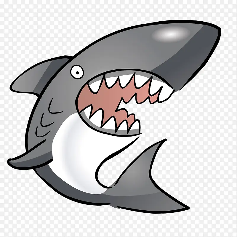 蓝色海洋鲨鱼凶猛