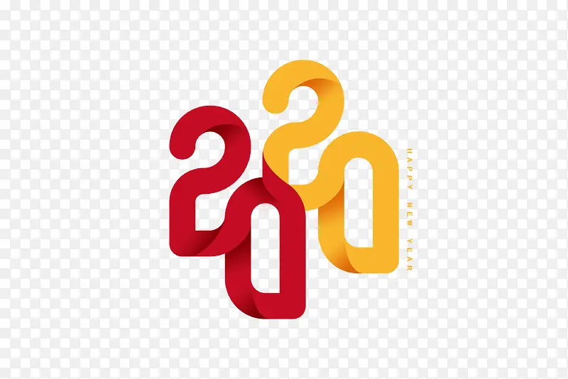 2020鼠年艺术字搭配