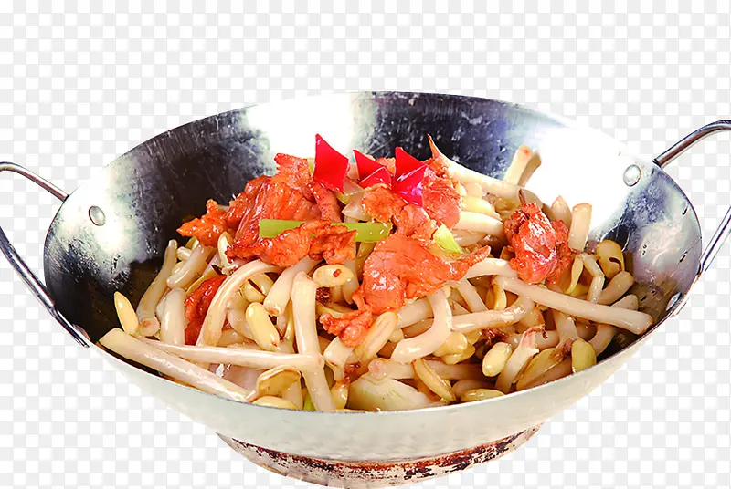 干锅花生芽  餐饮美食 传统美食