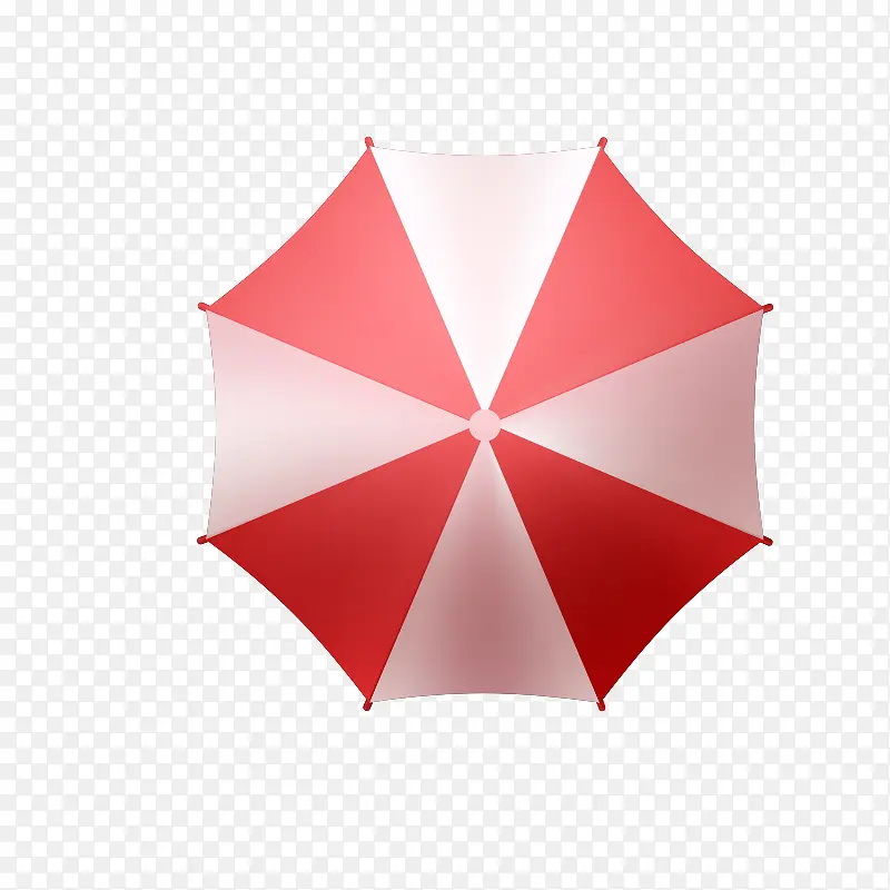 夏季红色遮阳伞