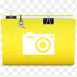 照相机黄色文件夹