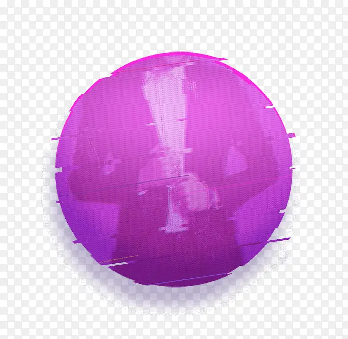 紫色圆形图案