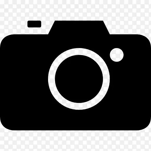 照片的相机黑色的工具图标