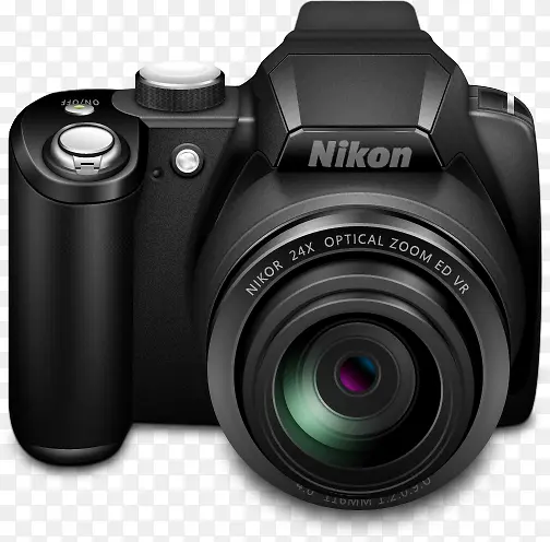 高清摄影质感黑色的尼康相机