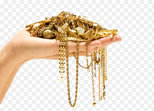 黄金奢华项链饰品财宝