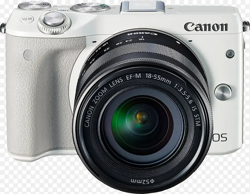 白色canon相机图片