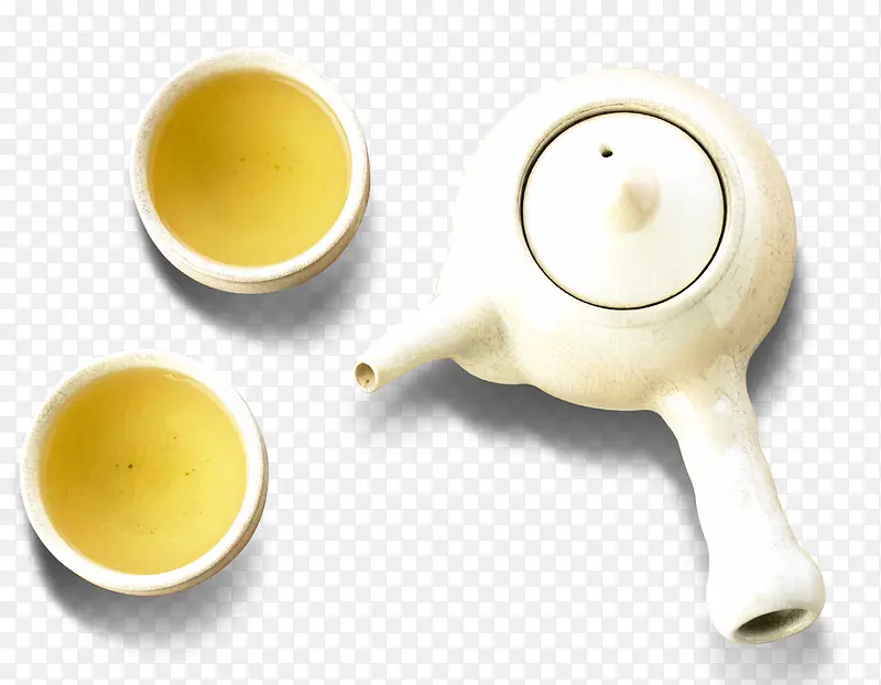 唯美中国风茶壶茶杯茶水