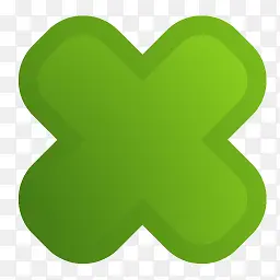 cross叉绿色删除PNG图片素材下载_图片编号ylbaknrk-免抠素材网
