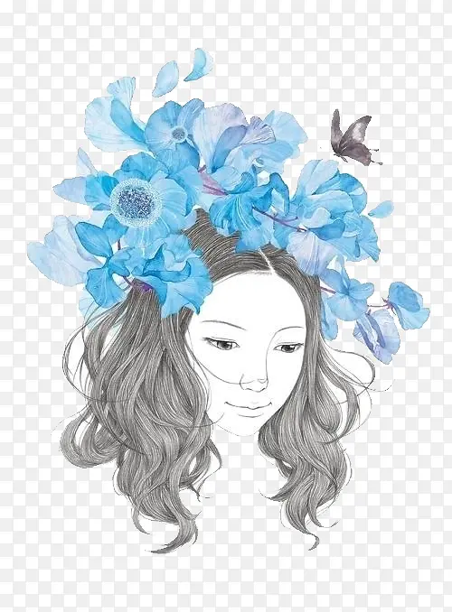 手绘插画人物