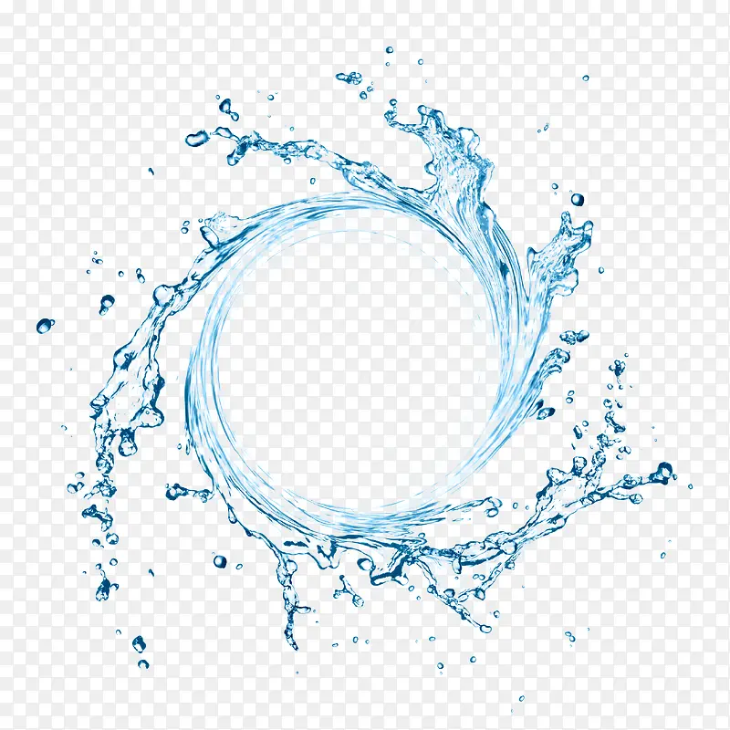 水水效果圆形