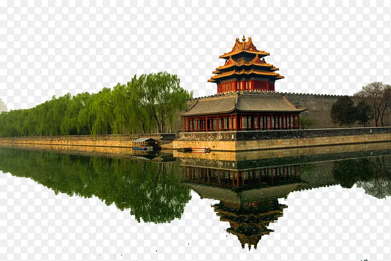 古典故宫角楼建筑PNG图片素材下载_图片编号qgerzxja-免抠素材网
