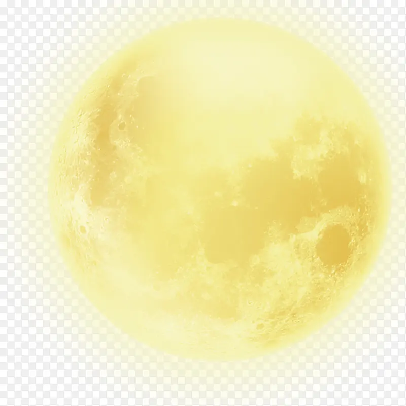 中秋节黄色大月亮