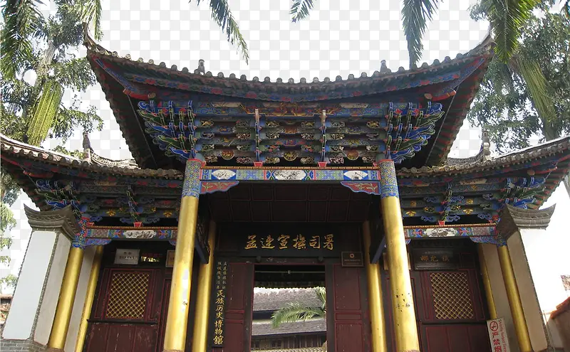 中式屋檐传统设计建筑装饰