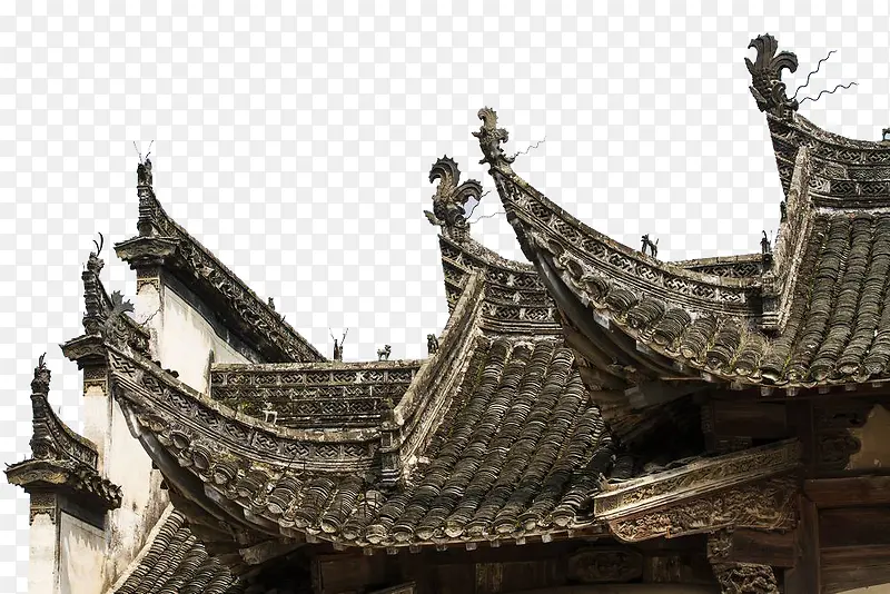 中式传统屋檐PNG图片素材下载_图片编号yjkzjlbj-免抠素材网