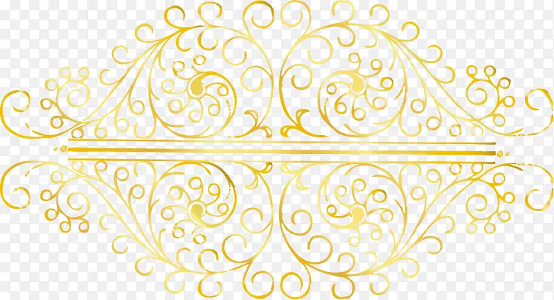金色中式花纹边框