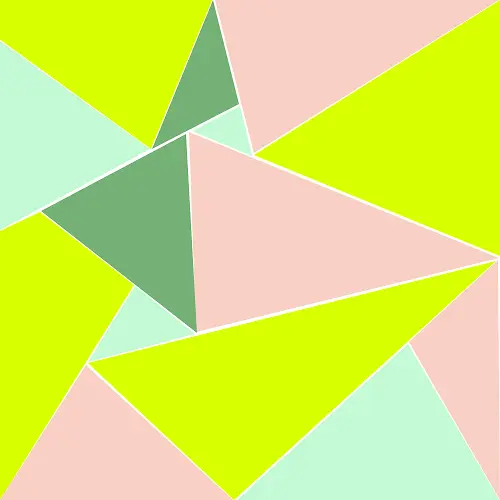 混乱分割 抽象三角