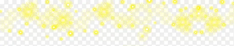 黄色梦幻光效元旦装饰