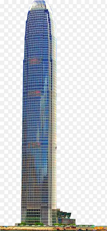 蓝色亮光建筑场景