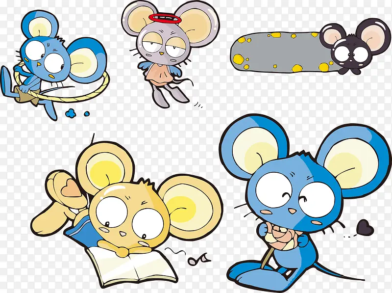小老鼠矢量可爱卡通
