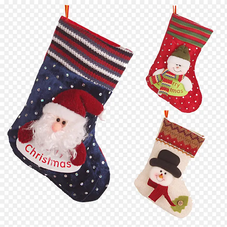 高清彩色圣诞节袜子