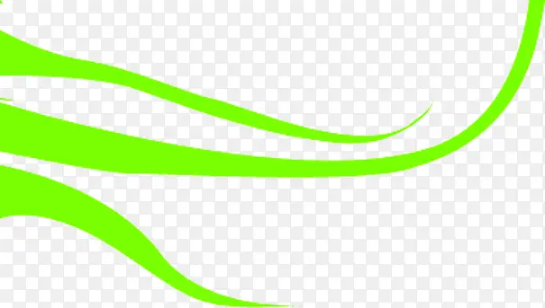 绿色线条花纹装饰