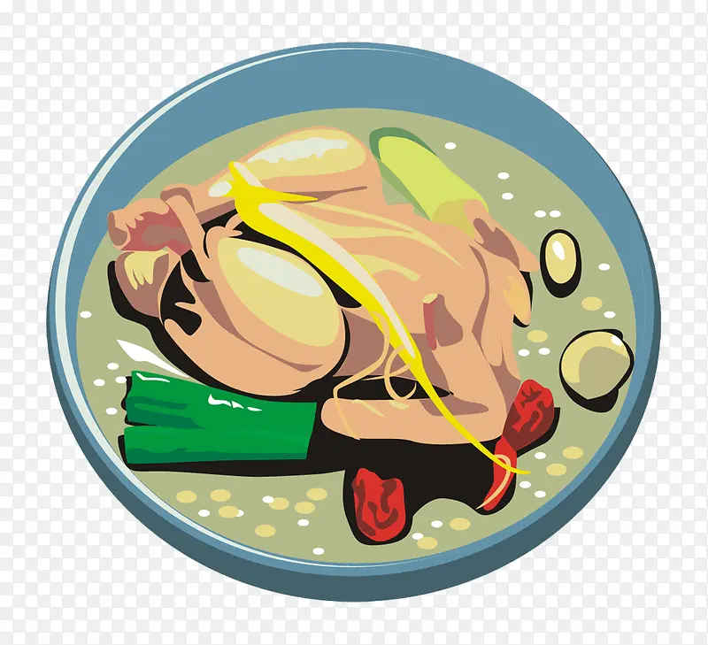 卡通食物滋养补汤PNG图片素材下载_图片编号ynzpwebb-免抠素材网