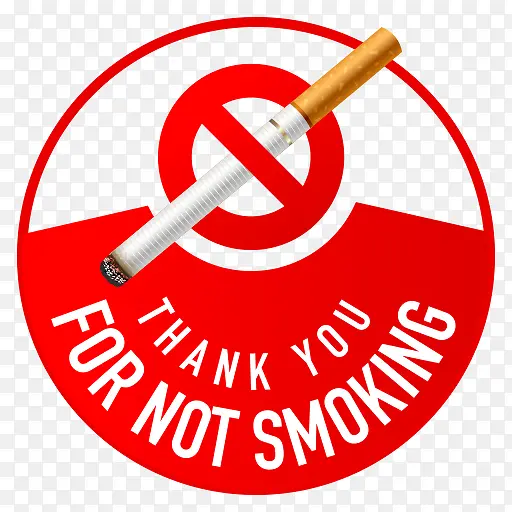 谢谢你为不吸烟图标No-Smoking-symbols