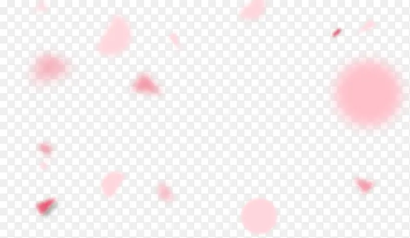 粉红圆点不规则漂浮