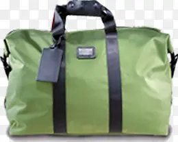 绿色旅行包包吊牌