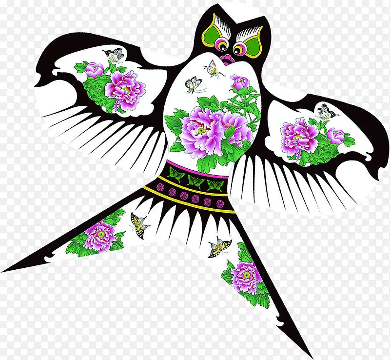 彩色时尚春天卡通风筝
