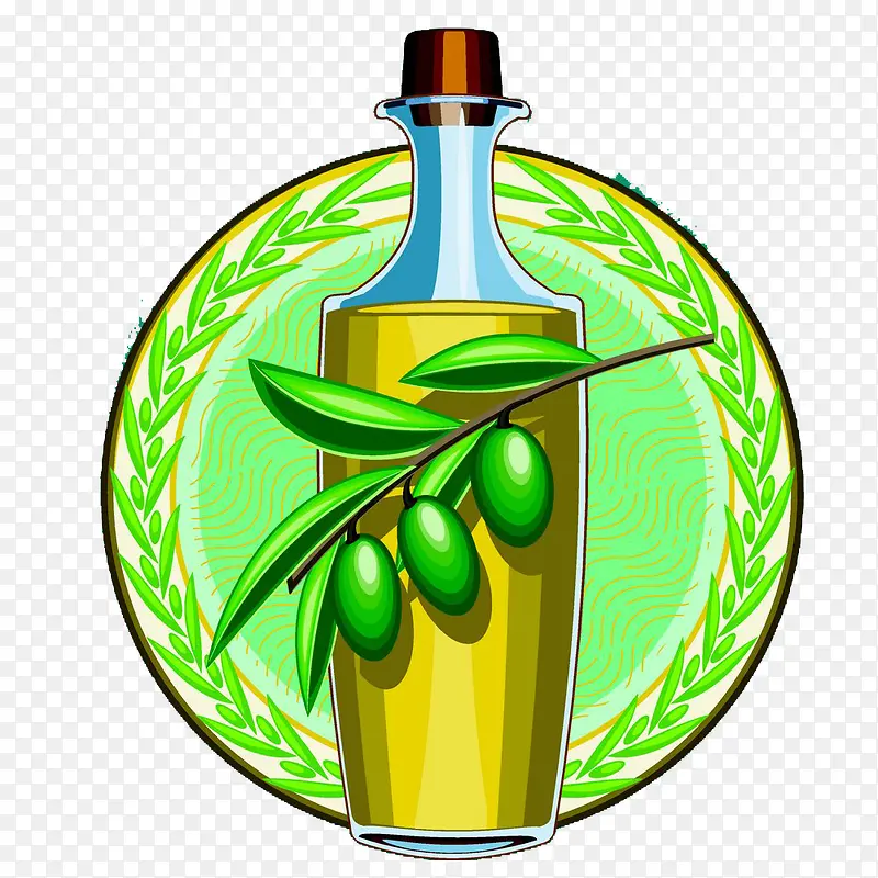 橄榄油油瓶图标