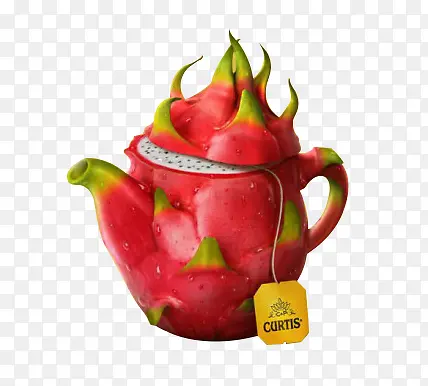 火龙果创意茶壶