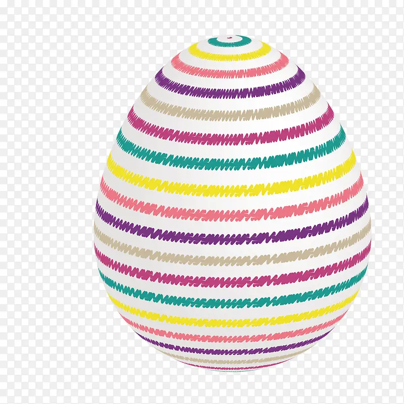 彩色蛋复活节矢量图