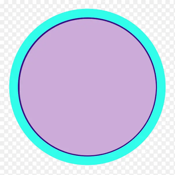 浅蓝色圆圈形状圆形