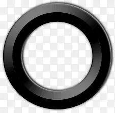 黑色圆形圆圈