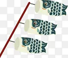 漂浮日本鱼风筝
