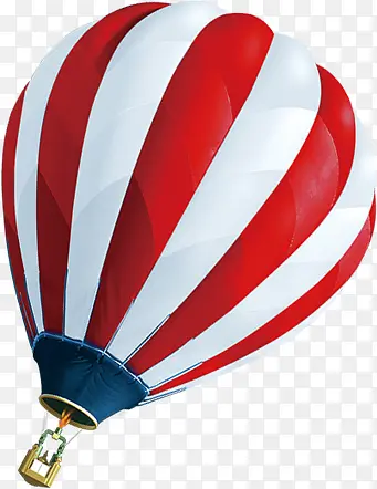 红白色卡通氢气球海报