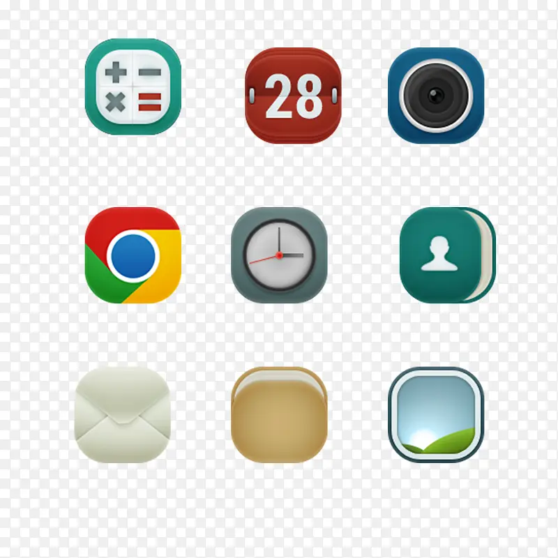 圆角应用app图标PNG图片素材下载_图片编号yanzznwn-免抠素材网