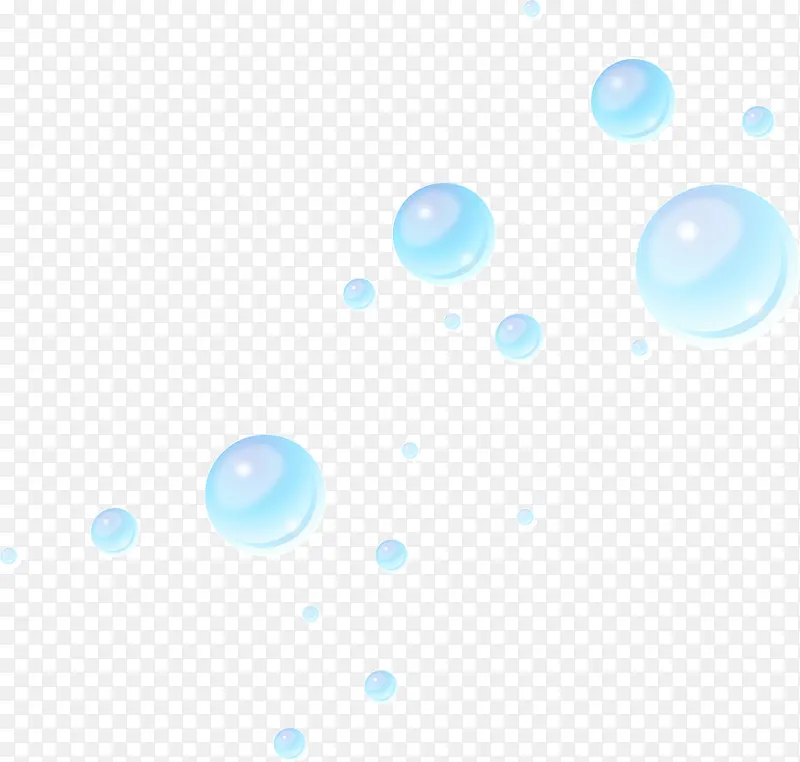 漂浮透明晶莹泡泡